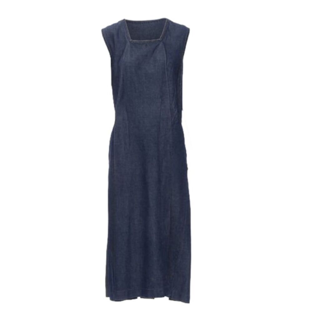 Comme des Garcons indigo denim pinched seam dress